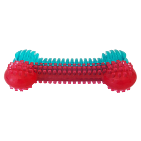 Textured Rubber Bone Dog Chew Toy